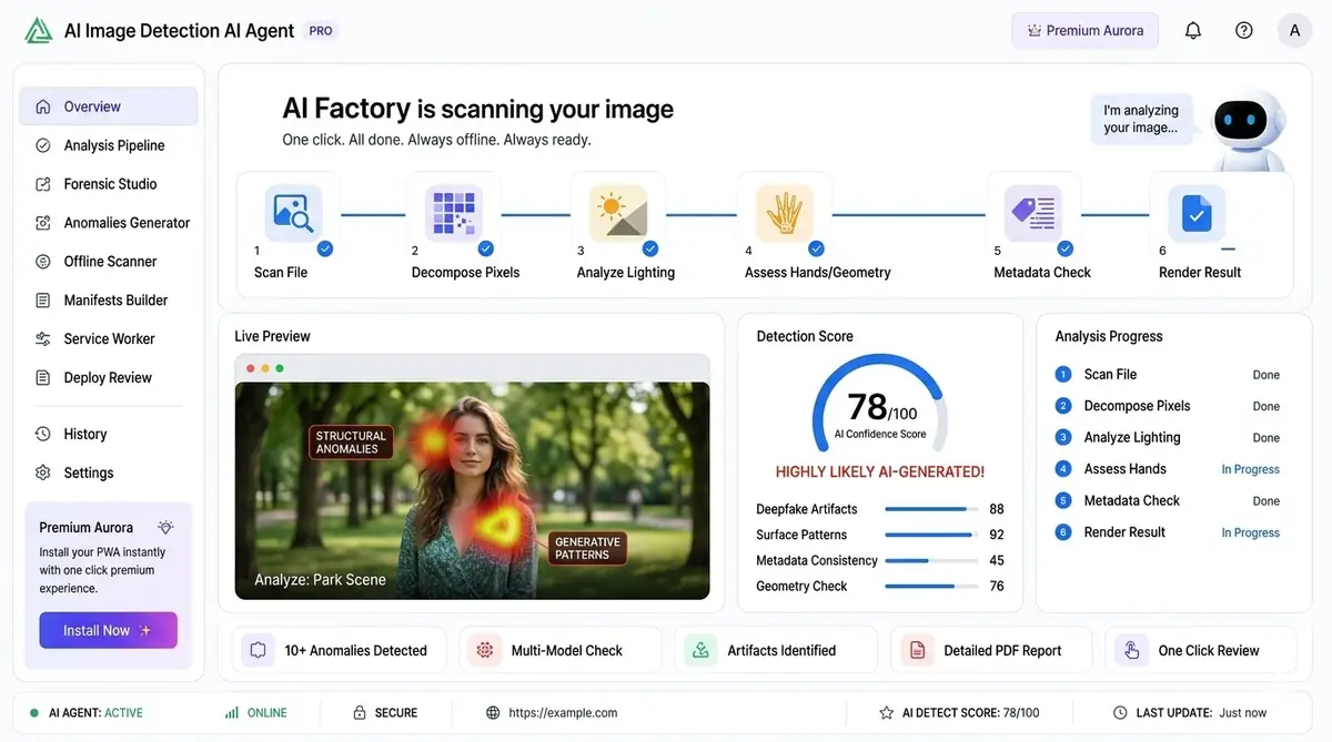 AI domain ranking platform — example of the AI tool dashboard software